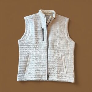 johnnie-O Light Gray Quilted Vest